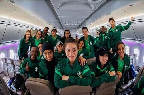 تصویری از تیم ملی فوتبال زنان عربستان