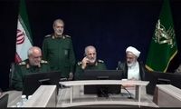 لحظه اعلام رمز عملیات توسط فرمانده سپاه علیه آمریکا