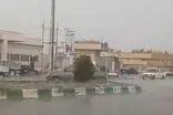 بارش شدید باران و آبگرفتگی معابر در خاش