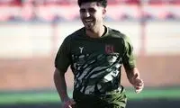 دوری هافبک جدید پرسپولیس از تمرینات این تیم