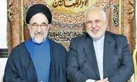 ظریف به دیدار سیدمحمد خاتمی رفت