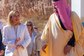 استقبال خاص بن سلمان از خانم نخست‌وزیر ایتالیا