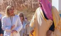 استقبال خاص بن سلمان از خانم نخست‌وزیر ایتالیا