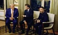 دیدار ماکرون، ترامپ و زلنسکی در کاخ الیزه