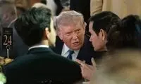 جمله درگوشی ترامپ در جشن هالووین خبرساز شد