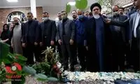 اقامه نماز بر پیکر مرحوم ابتهاج