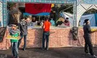 چیدمان یک ایستگاه صلواتی در گیلان جلب توجه کرد