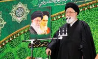 عکس‌های تازه علم الهدی در سوگ داماد شهیدش 