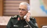 درخواست فوری سرلشکر باقری از وزیر دفاع ترکیه