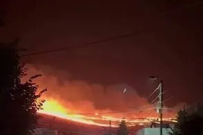 لحظه اصابت پهپاد به مقر تجزیه‌طلبان کرد