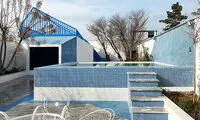 این خانه در تهران با خطوط آبی جان دوباره گرفت