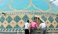 بخشی از گنبد مسجد امیر چخماق یزد فرو ریخت!