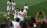 رفتار ویژه رامین رضاییان پس از گل به نیوزیلند
