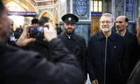 تصاویری از حضور لاریجانی در مشهد