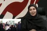 ژیلا صادقی: قلبم مچاله است که رهبر انقلاب امروز نیستند