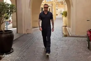 شغل جدید دیوید بکام: پخت نان ایرانی!