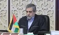‌تصویر فرمانده شهید ایرانی در کنار کوادکوپتر ساقط شده اسرائیل