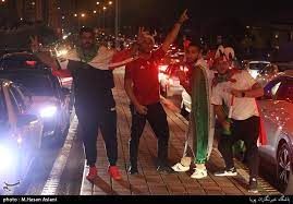 حال و هوای مردم بعد از برد تیم ملی در خیابان