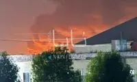  تصاویری از انفجار و آتش‌سوزی در منطقه التاجی بغداد