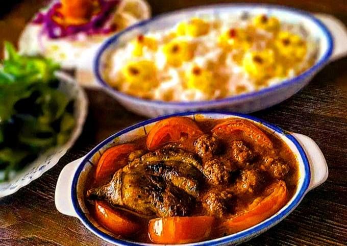 طرز تهیه متفاوت‌ترین خورش بادمجان مجلسی!