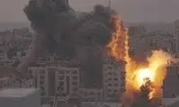 حمله موشکی به لبنان حین گزارشِ خبرنگار صداوسیما