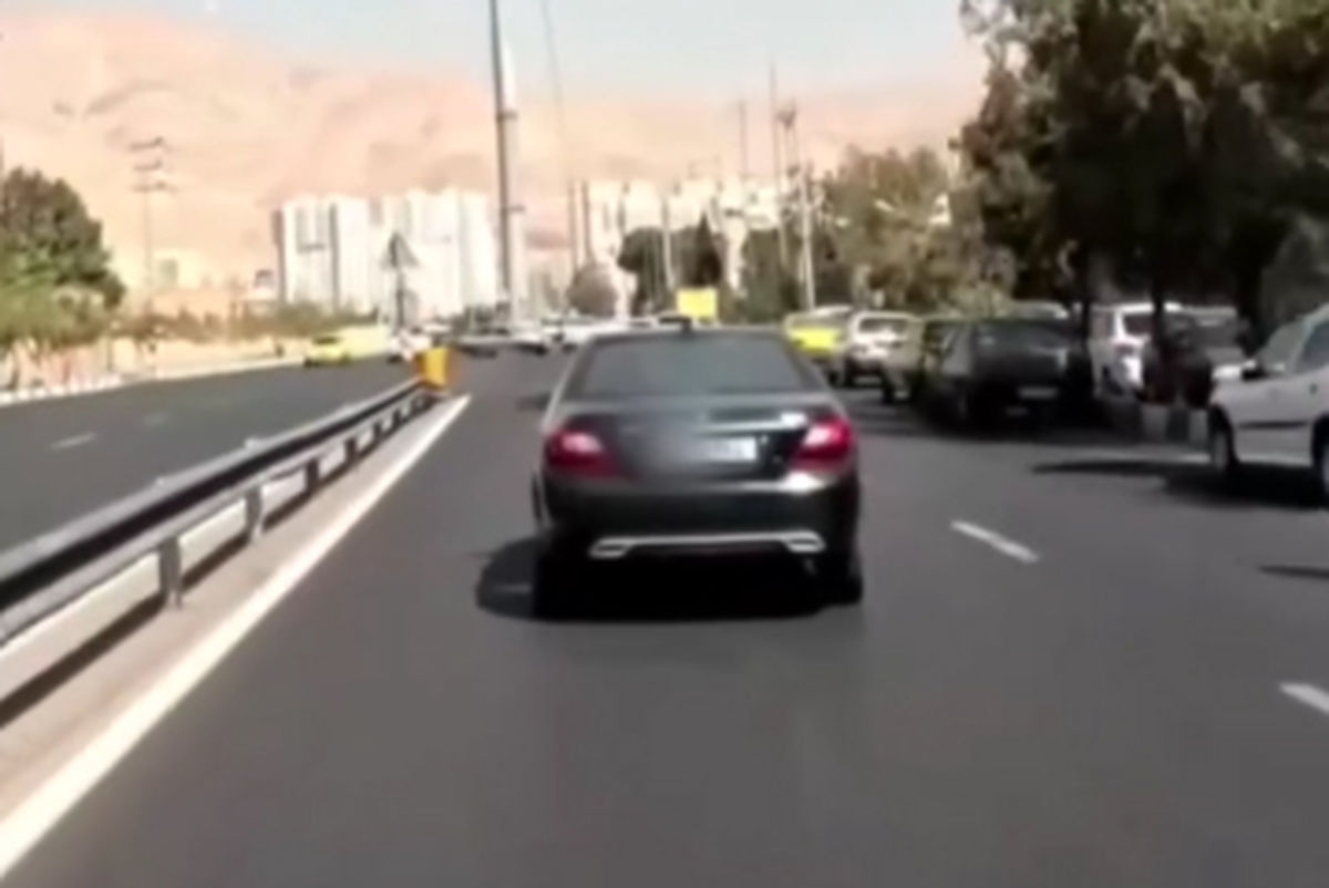 دستکاری ماهرانه پلاک برای فرار از قانون!