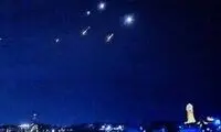 لحظه عبور موشک ایران از گنبد آهنین 