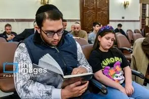 تصاویری از بزرگداشت رهبر شهید در کنیسه یوسف‌آباد