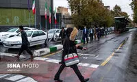 زمان بارش باران در تهران