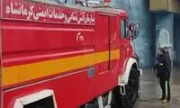 نجات ۵ خودروی گرفتار در سیلاب کرمانشاه 