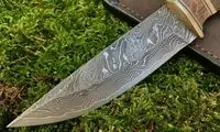 ساخت یک چاقوی دمشقی با استفاده از پنجره چرخ گوشت!
