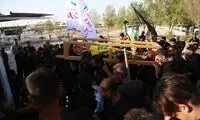 کنعانی زادگان در مراسم ختم فوتبالیست جوان