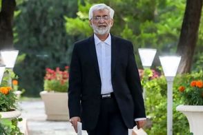 پوستری که نشان می‌دهد جلیلی سودای ریاست‌جمهوری دارد