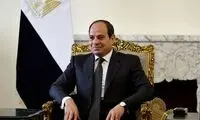 السیسی: تنها فردی که توان برقراری صلح در منطقه را دارد ترامپ است 