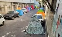 تصویری تلخ از کوچه کناری بیمارستان مفید