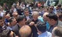 ژست خاص پزشکیان و ظریف در قلعه‌حسن‌خان