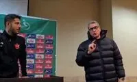 گرد و خاکِ گاریدو با یک خبرنگار در نشست خبری