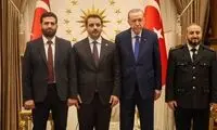 تصاویر توجه‌برانگیز از دیدار اردوغان با هیئت تحریرالشام