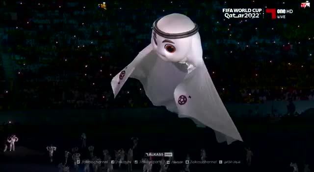 ویدیویی جالب از نماد جام جهانی قطر