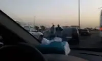 تصاویری دلخراش از تصادف در بزرگراه تهران-کرج