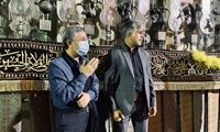 عکس‌های یادگاری با احمدی‌نژاد در مراسم تاسوعا