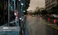 رگبار پراکنده و وزش باد شدید در تهران