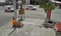 واکنش برق‌آسای آتش‌نشانان، پژو 206 را نجات داد