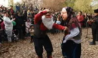 رقص پاییزی عمو نوروز و ننه‌ سرما در جنوب تهران!