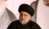 حضور مقتدی صدر در بین عزاداران رهبر شهید 