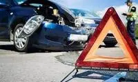 بی‌توجهی راننده به تابلوهای هشدار حادثه ساز شد