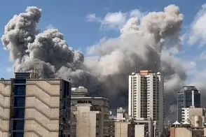 تصاویر اسپوتنیک از حمله جنگنده‌ها به مرکز پلیس تهران