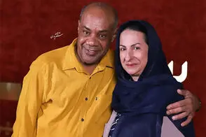 چهره محبوب مختارنامه در کنار همسرش در یک مراسم سینمایی