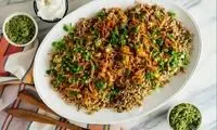 طرز تهیه پلو تره؛ پلو مخلوط خوشمزه و معطر