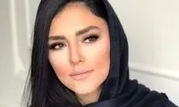 استایل خاص هدی زین‌العابدین با موی سفید 
